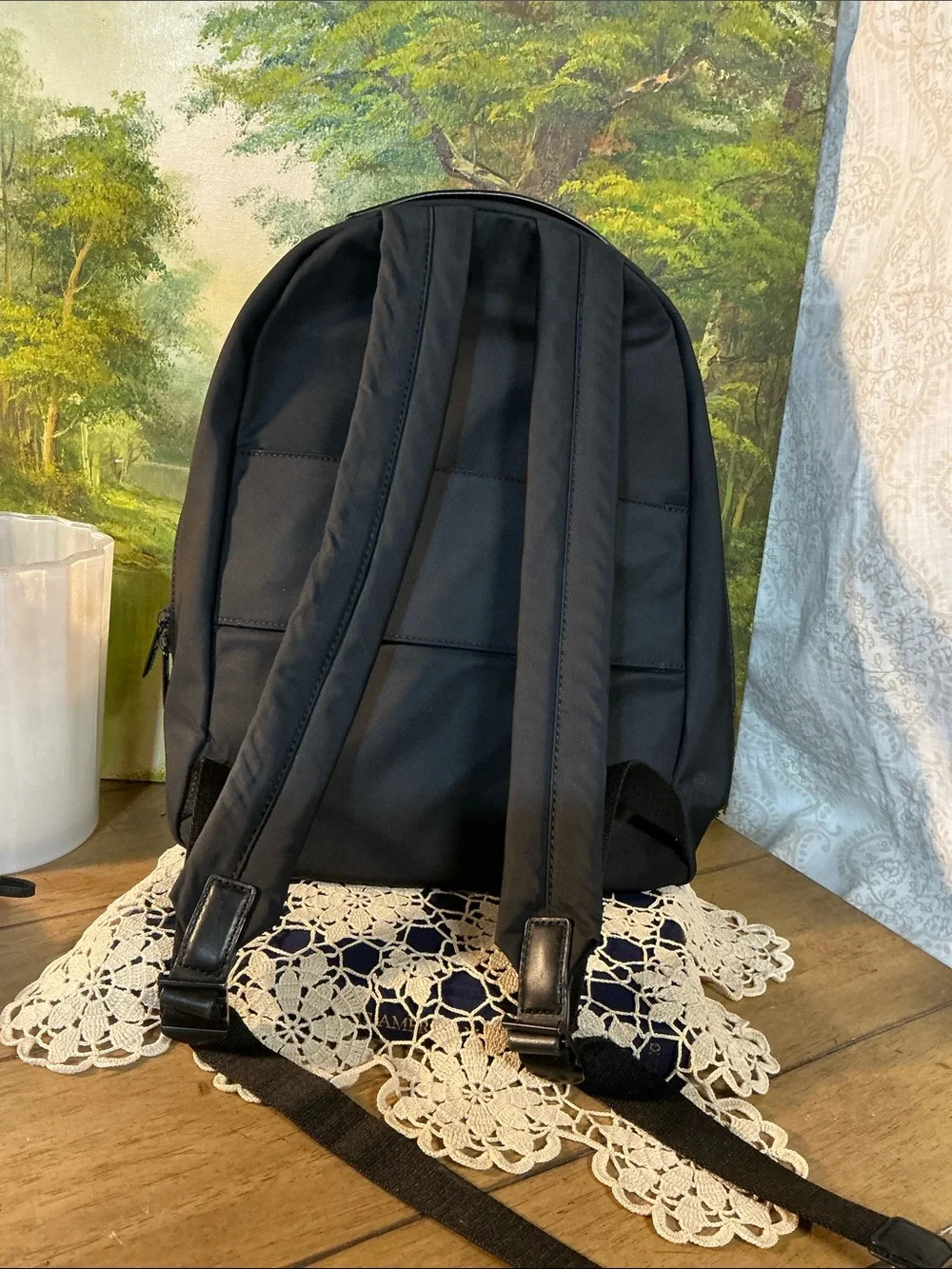 Away Black Minimalist Backpack for Men